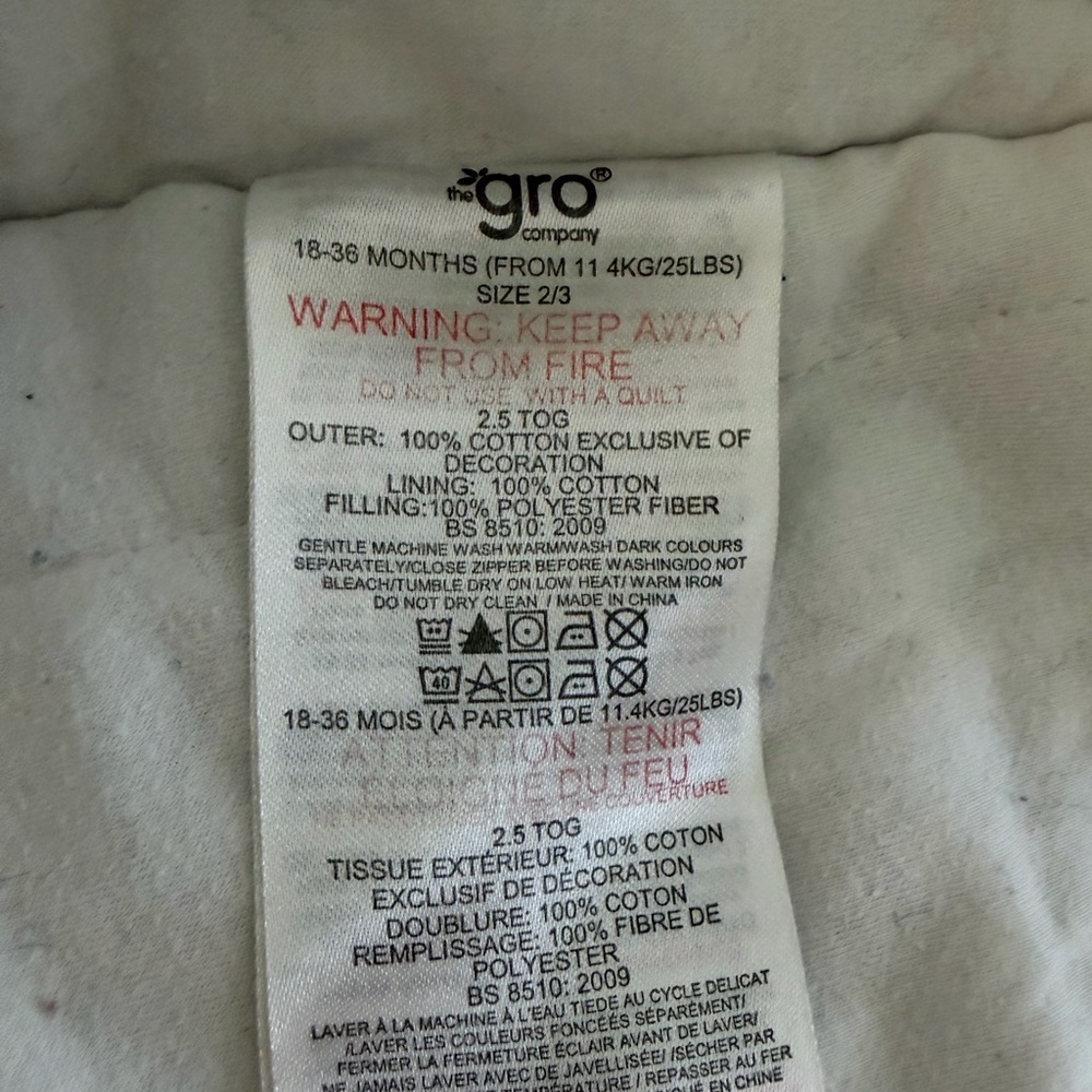 Gro Sleep Sack - Picture 3 of 4
